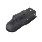 Display 3,500 lbs blackout coupler with 2-inch ball mount for secure trailer towing - BSCS2007